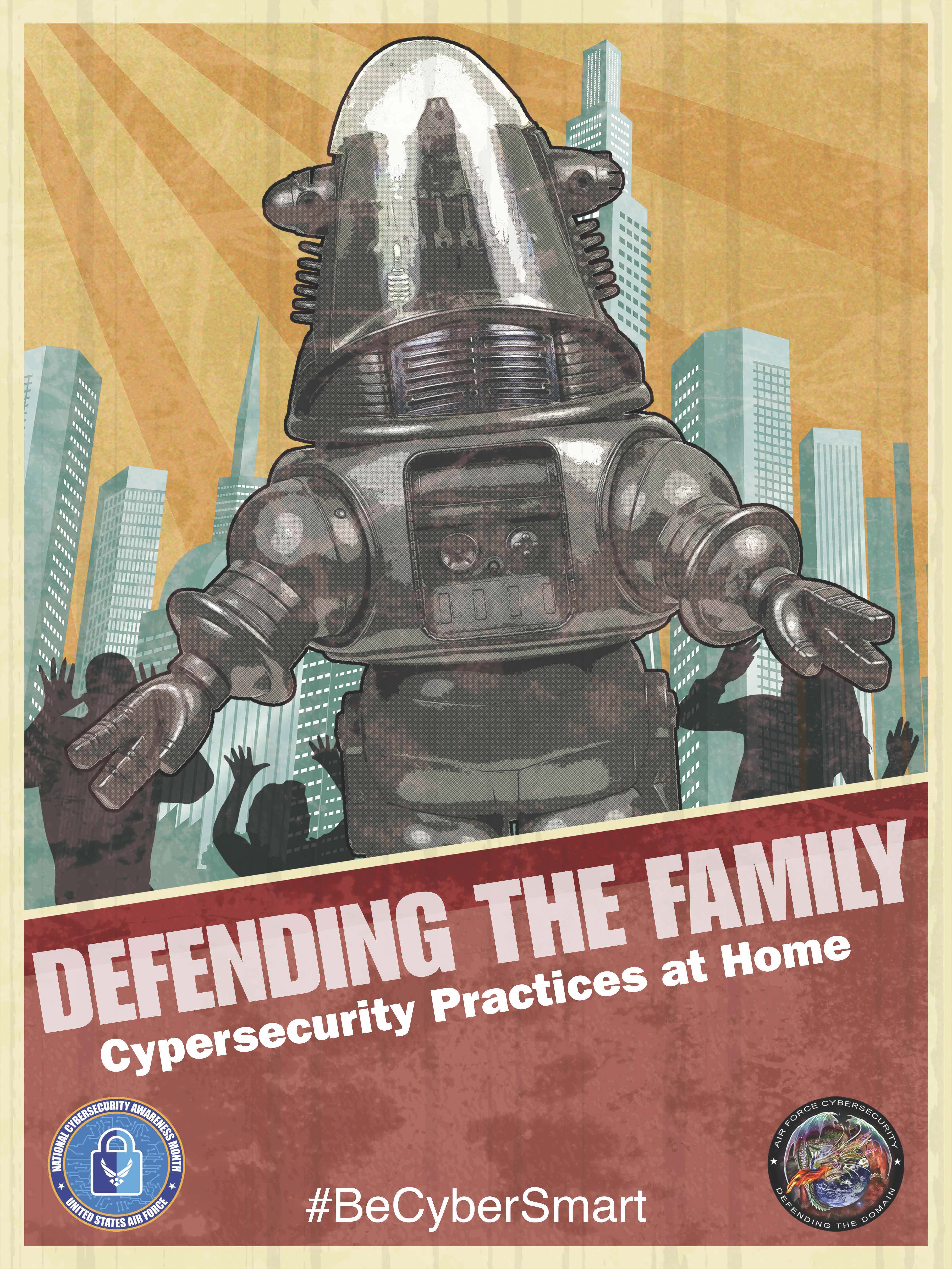 National cybersecurity awareness poster protection 2019